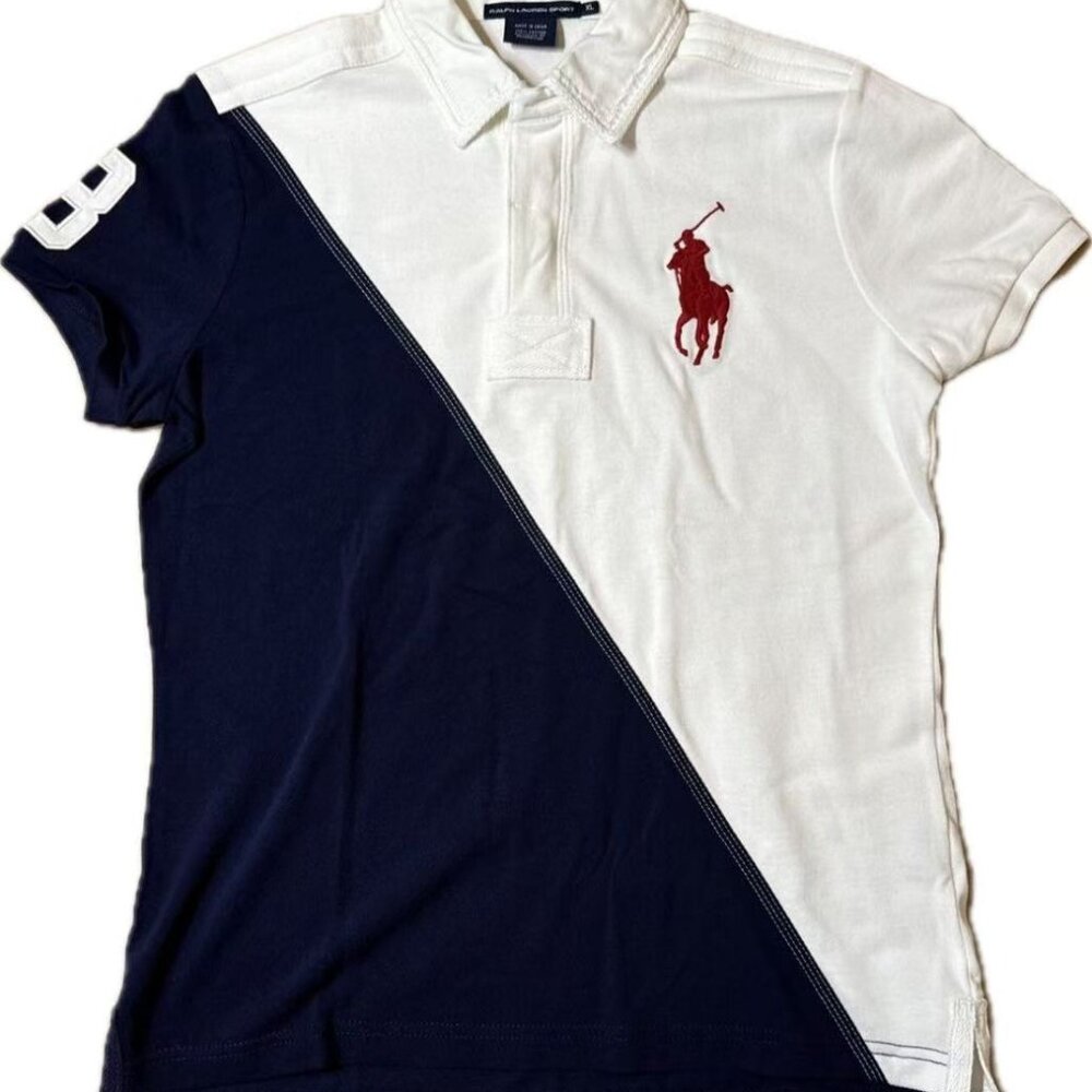 Polo Ralph Lauren Custom Slim Fit Big Pony Mesh Polo Shirt - Picture 6 of 14